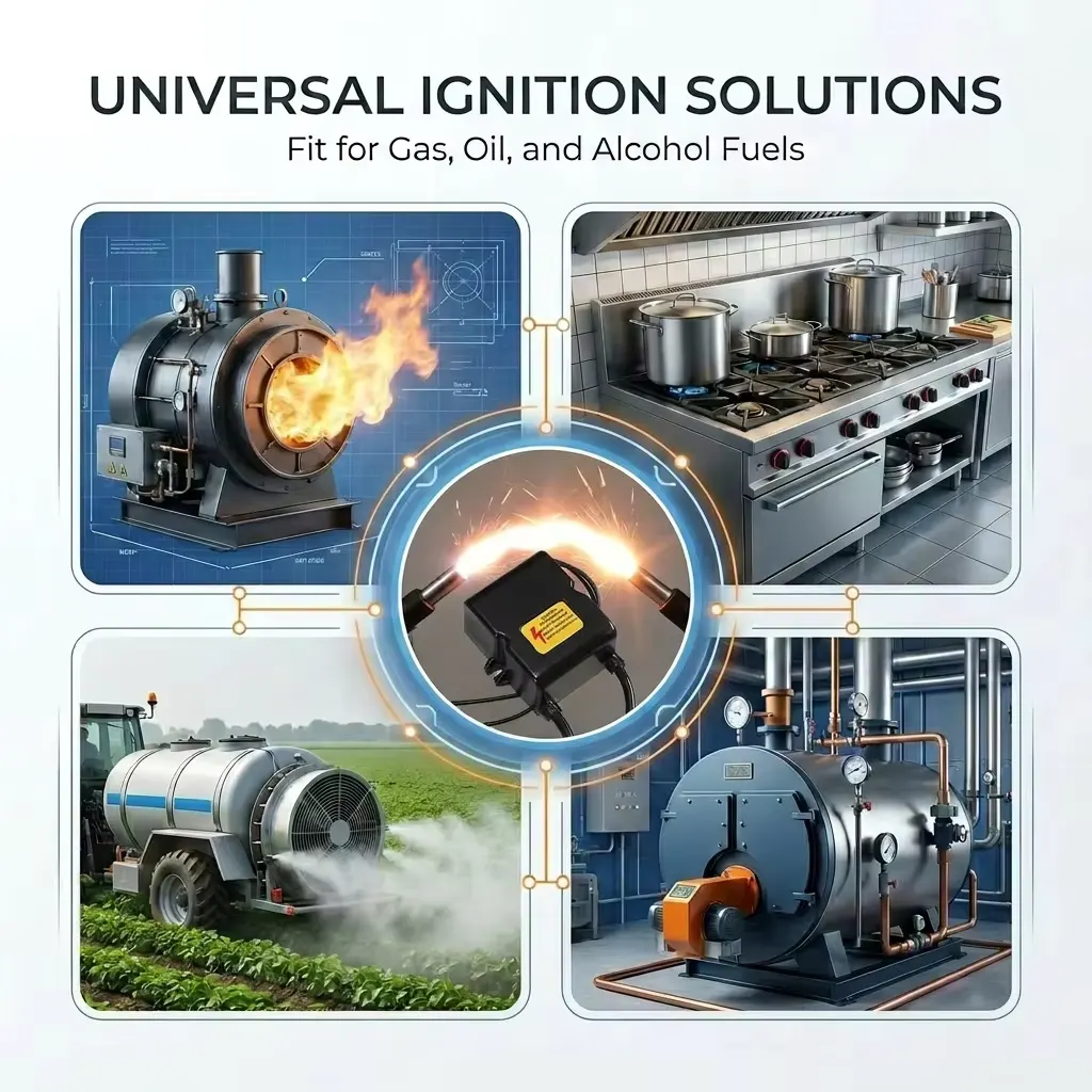 Alcohol Oil Igniter - 25KV Ceramic Rod for Oil Burner Systems