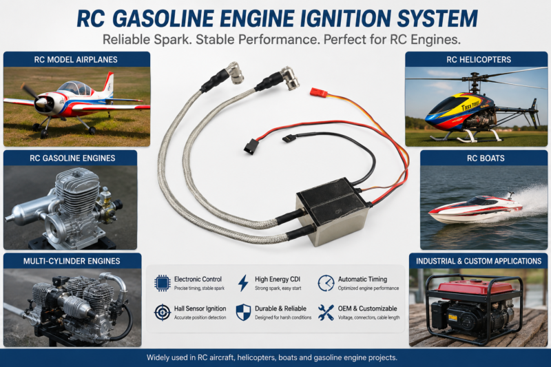Universal Hall Sensor for RC Model Aircraft