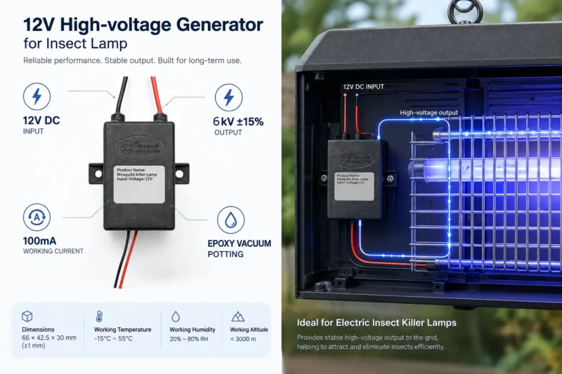 bug zapper high voltage transformer 