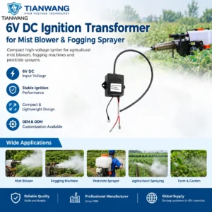 6V DC Ignition Transformer for Mist Blower and Fogging Sprayer