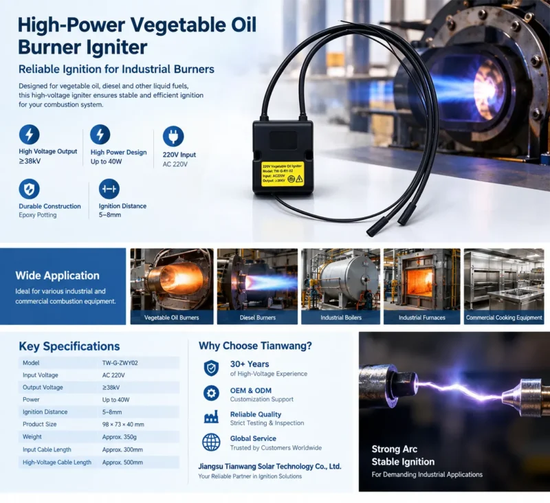 industrial burner igniter	
